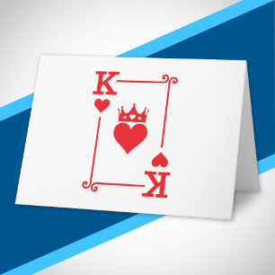 Matching Couples Halloween Costume King of Hearts Card
