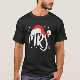 Matching Couples Mr Mrs Wedding Christmas Ugly San T-Shirt
