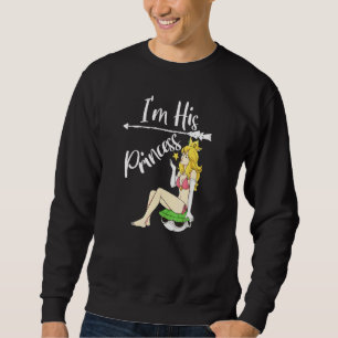 Matching Couples Princess Frog Anniversary Valenti Sweatshirt