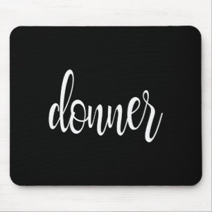 Matching Donner Christmas Text Only Brown Green Re Mouse Mat