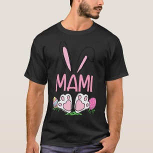 Matching Egg Hunter Cute Bunny Ears Easter Mami Wo T-Shirt