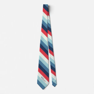 Matching Elegant Trendy Color Stripes Tie
