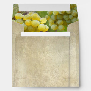 Matching Envelopes Rustic Chardonnay Wine Grapes