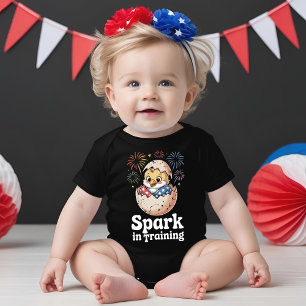 Matching Family 4th of July Spark in Training Baby Bodysuit