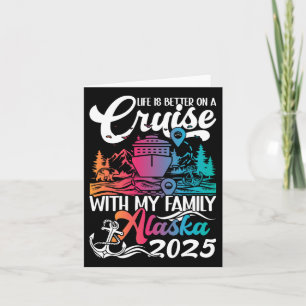 Matching Family Alaska Cruise Trip Family Vacay -  Card