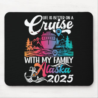 Matching Family Alaska Cruise Trip Family Vacay -  Mouse Mat