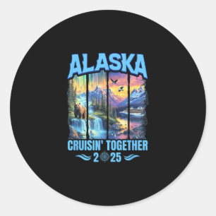 Matching Family And Friends Group Alaskan Alaska C Classic Round Sticker