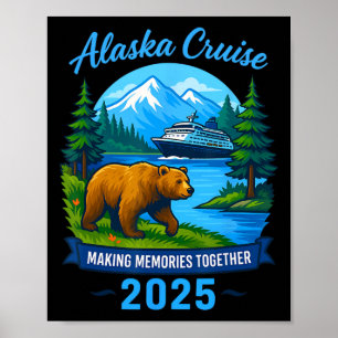 Matching Family And Group Alaskan Alaska Cruise 20 Poster