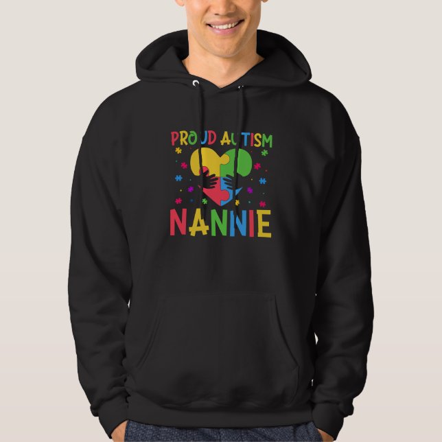 Matching Family Autism Awareness Month Proud Autis Hoodie (Front)