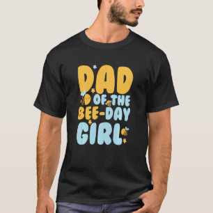 Matching Family Bee Hive Theme Birthday Tee Dad