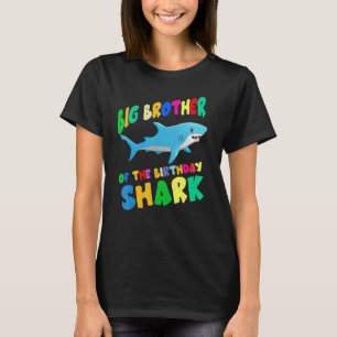 Matching Family Big Brother Of The Shark Birthday T-Shirt