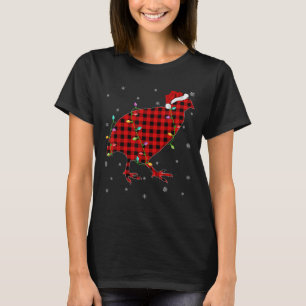 Matching Family Buffalo Plaid Quail Bird Christmas T-Shirt