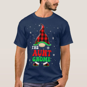 Matching Family Buffalo Plaid The Aunt Gnome Chris T-Shirt