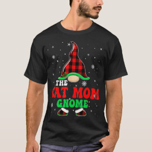 Matching Family Buffalo Plaid The Cat Mum Gnome Ch T-Shirt