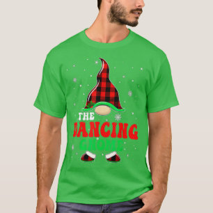 Matching Family Buffalo Plaid The Dancing Gnome Ch T-Shirt