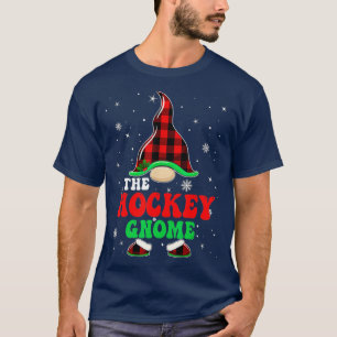 Matching Family Buffalo Plaid The Hockey Gnome Chr T-Shirt