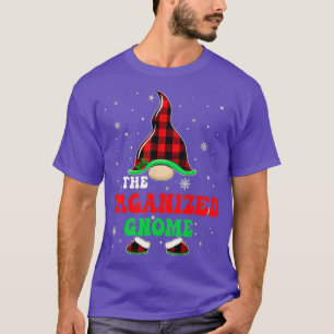 Matching Family Buffalo Plaid The Organised Gnome T-Shirt