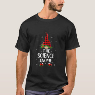 Matching Family Buffalo Plaid The Science Gnome Ch T-Shirt