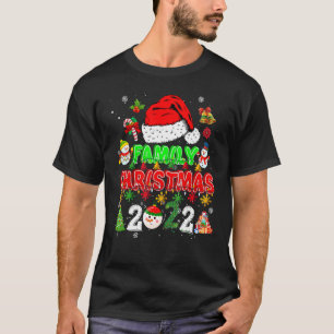 Matching Family Christmas 2022 Costume Xmas Santa T-Shirt