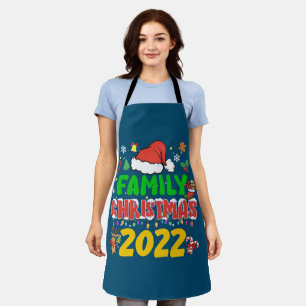 Matching Family Christmas 2022 Team Santa Elf Squa Apron
