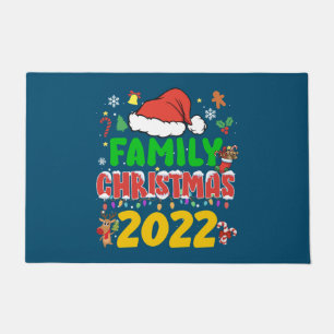 Matching Family Christmas 2022 Team Santa Elf Squa Doormat