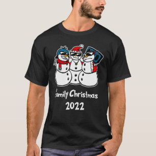 Matching Family Christmas 2022 Team Santa Elf Squa T-Shirt