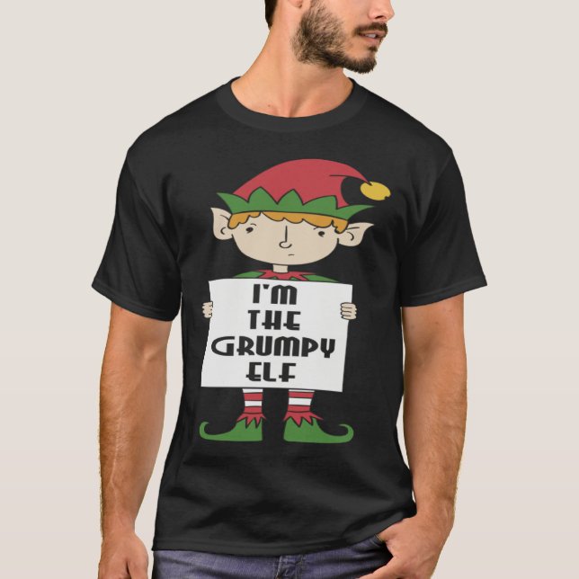 Matching Family Christmas  Costume I m The Grumpy  T-Shirt (Front)