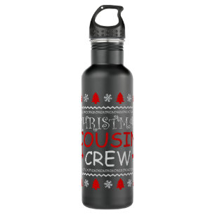 Matching Family Christmas Cousin Crew 710 Ml Water Bottle