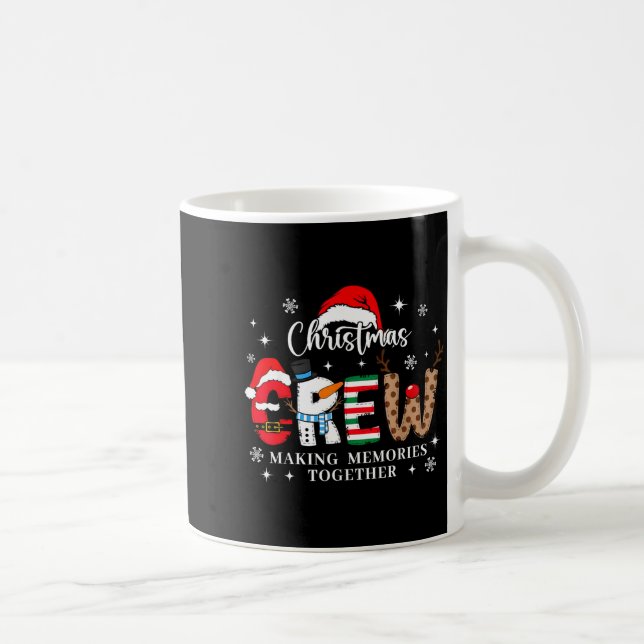Matching Family Christmas Crew Making Memories Tog Coffee Mug (Right)
