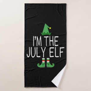 Matching Family Christmas In July Funny Bath Towel