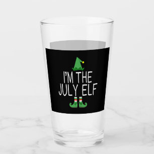 Matching Family Christmas In July Funny Glass