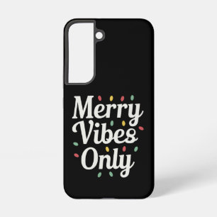 Matching Family Christmas Merry Vibes Only Lights  Samsung Galaxy Case