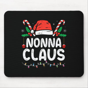 Matching Family Christmas Pajama Xmas Lights Nonna Mouse Mat