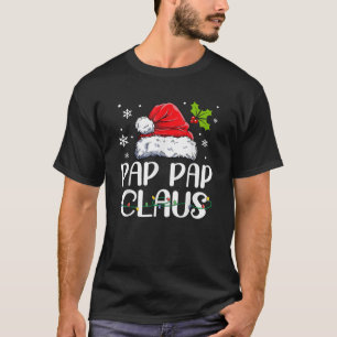 Matching Family Christmas Pyjamas Xmas Lights Pap  T-Shirt