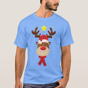 Matching Family Christmas Rein Face Christmas vint T-Shirt
