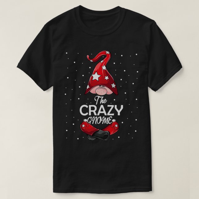 Matching family Christmas shirts Funny Gift Crazy  (Design Front)