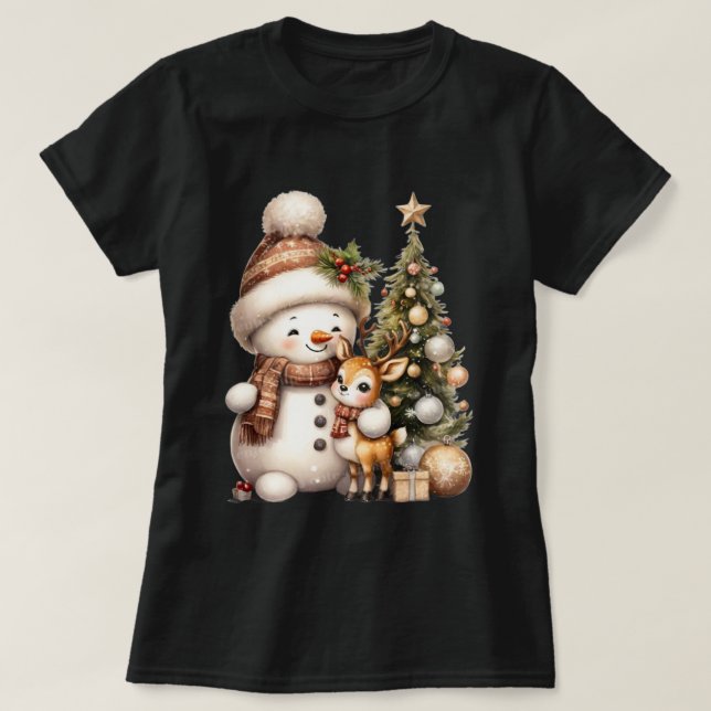 Matching Family Christmas T-Shirt | Festive Holida (Design Front)