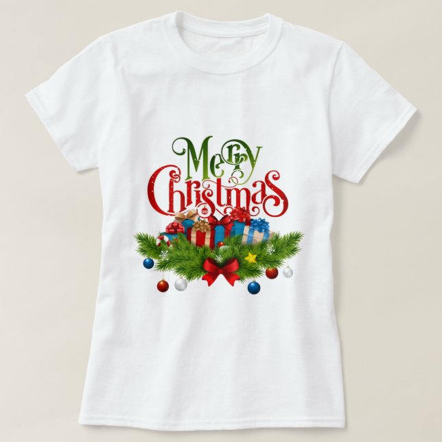 Matching Family Christmas T-Shirt | Festive Holida (Design Front)
