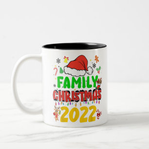 Matching Family Christmas Team Santa Elf Squad Paj Two-Tone Coffee Mug