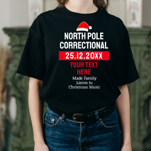 Matching Family Christmas Xmas Festive North Pole T-Shirt