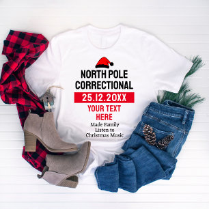 Matching Family Christmas Xmas Festive North Pole T-Shirt