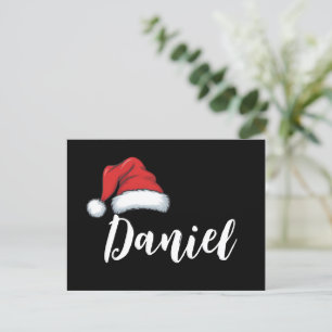 Matching Family Christmas Xmas Personalised Name  Holiday Postcard