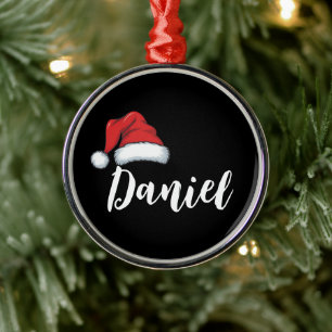 Matching Family Christmas Xmas Personalised Name Metal Tree Decoration
