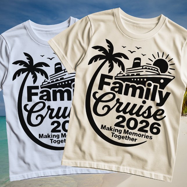 Matching Family Cruise 2026 Boat Summer Vacation T-Shirt (Creator Uploaded)