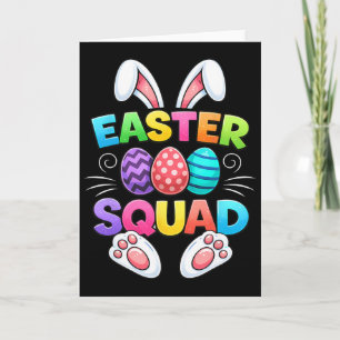 Matching Family Easter Squad Easter Kid Boys Girls Card