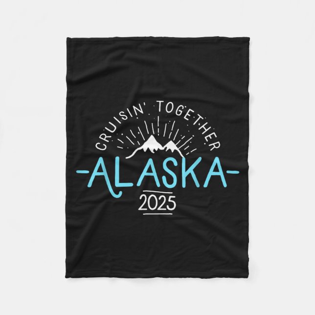 Matching Family Friends And Group Alaska Cruise 20 Fleece Blanket (Front)
