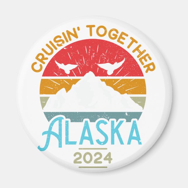 Matching Family Friends and Group Alaska Cruise 20 Magnet (Front)
