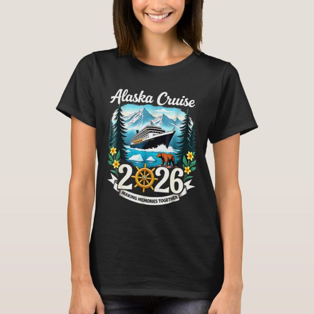 Matching Family Friends And Group Alaska Cruise 20 T-Shirt (Front)