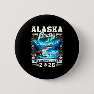 Matching Family Friends And Group Alaskan Alaska C 6 Cm Round Badge