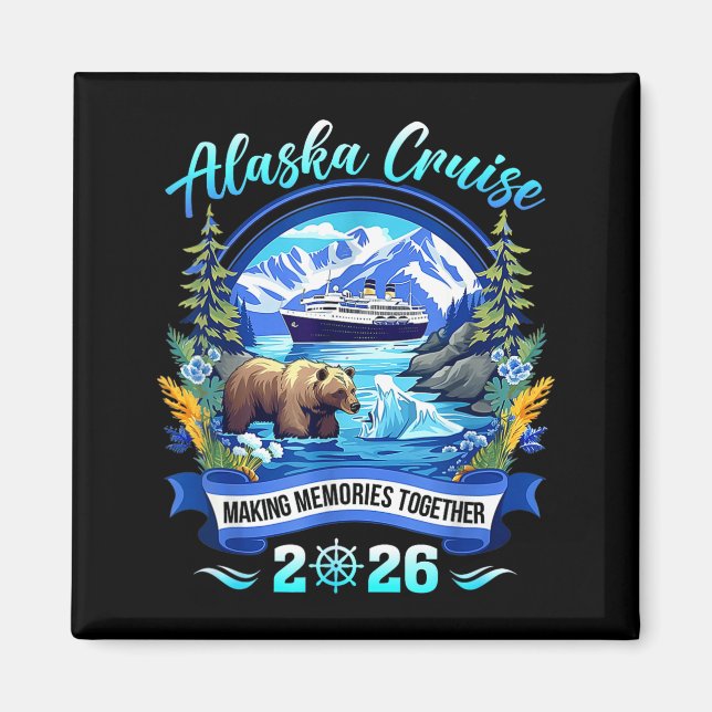 Matching Family Friends And Group Alaskan Alaska C Magnet (Front)